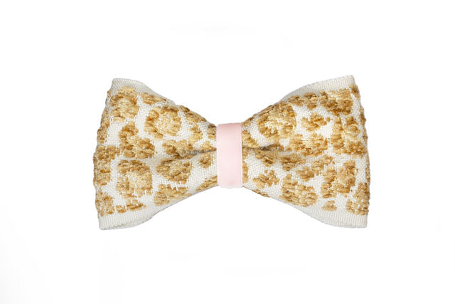 The Priela Bow in Beige Leopard Print