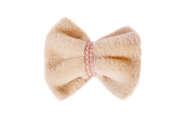 The Priela Bow in Faux Fur