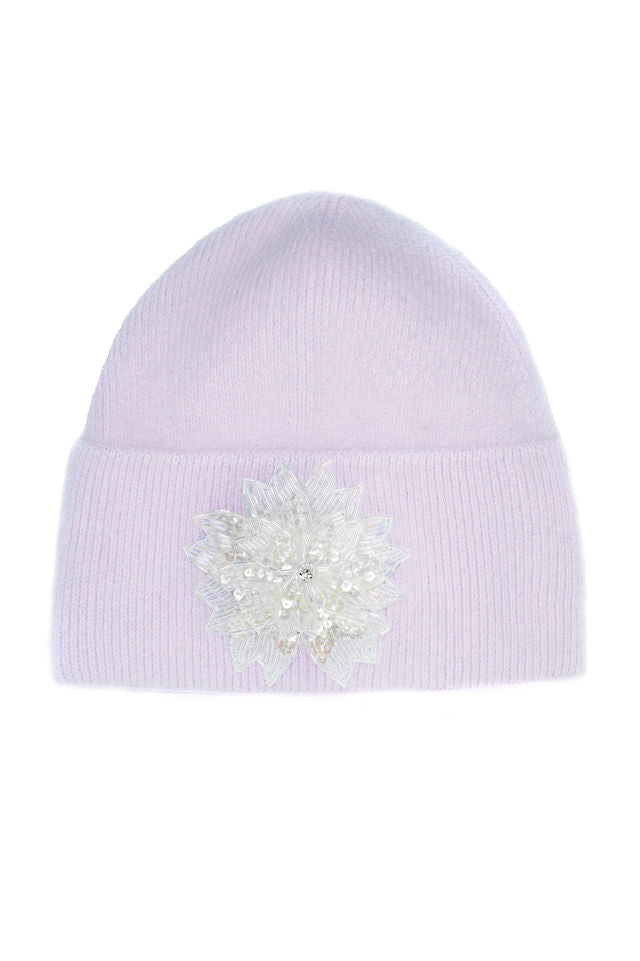 The Maple Primrose Hat with Beaded Applique